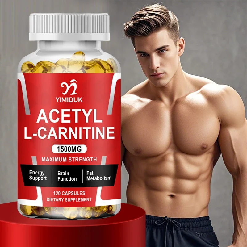 

Acetyl L-Carnitine - Fat Burning, Memory Enhancement, Muscle Growth, Weight and Body Management, High Absorption, Non-GMO
