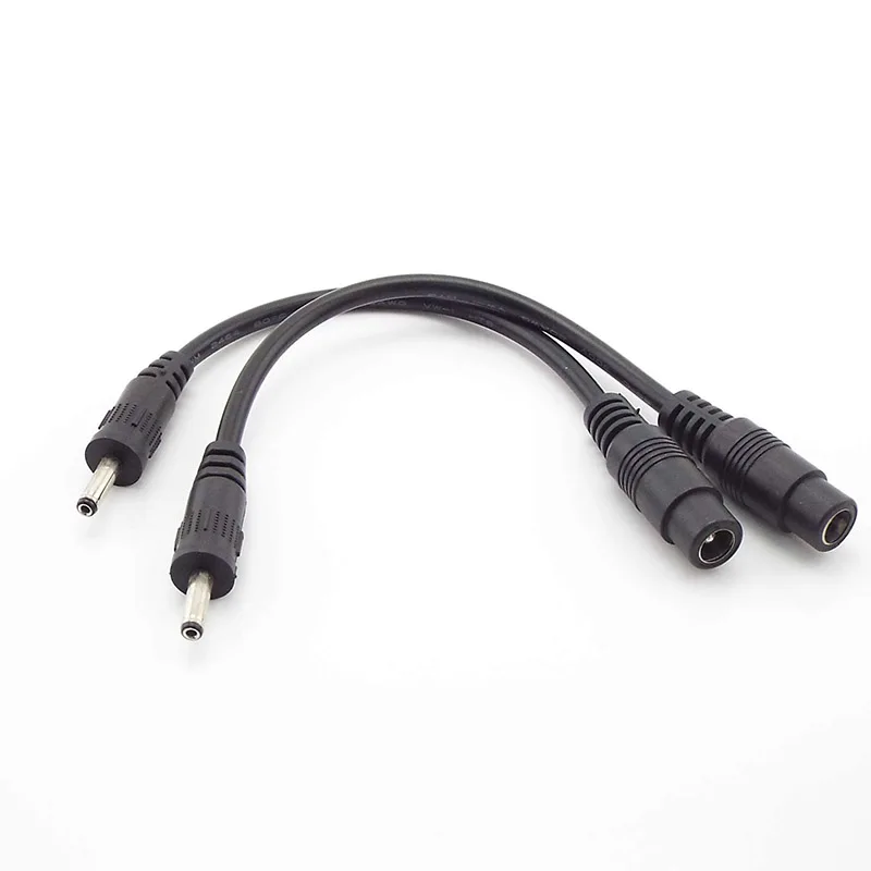 DC 3,5 мм x 1,35 мм штекер постоянного тока 5,5 мм x 2,1 мм гнездовой преобразователь Разъем питания Кабель-адаптер Ноутбук 3,5*1,35 на 5,5*2,1