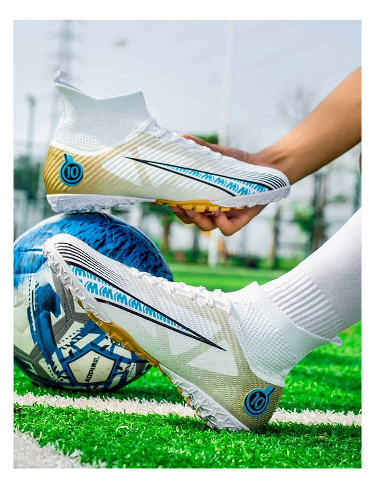 Herren Fußballschuhe Professionelle Original Widerstandsfähige Männer-Trainingsschuhe Atmungsaktive Hochwertige Fußballstiefel Rutschfeste Fußballschuhe – Detail 30