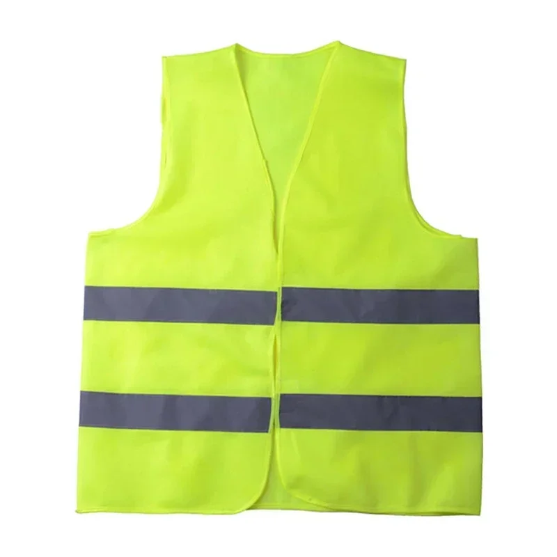 Gilet riflettente 1pc per i lavoratori sport notturni ciclismo avvertimento di sicurezza gilet riflettente corsa notturna abbigliamento da ciclismo fluorescente