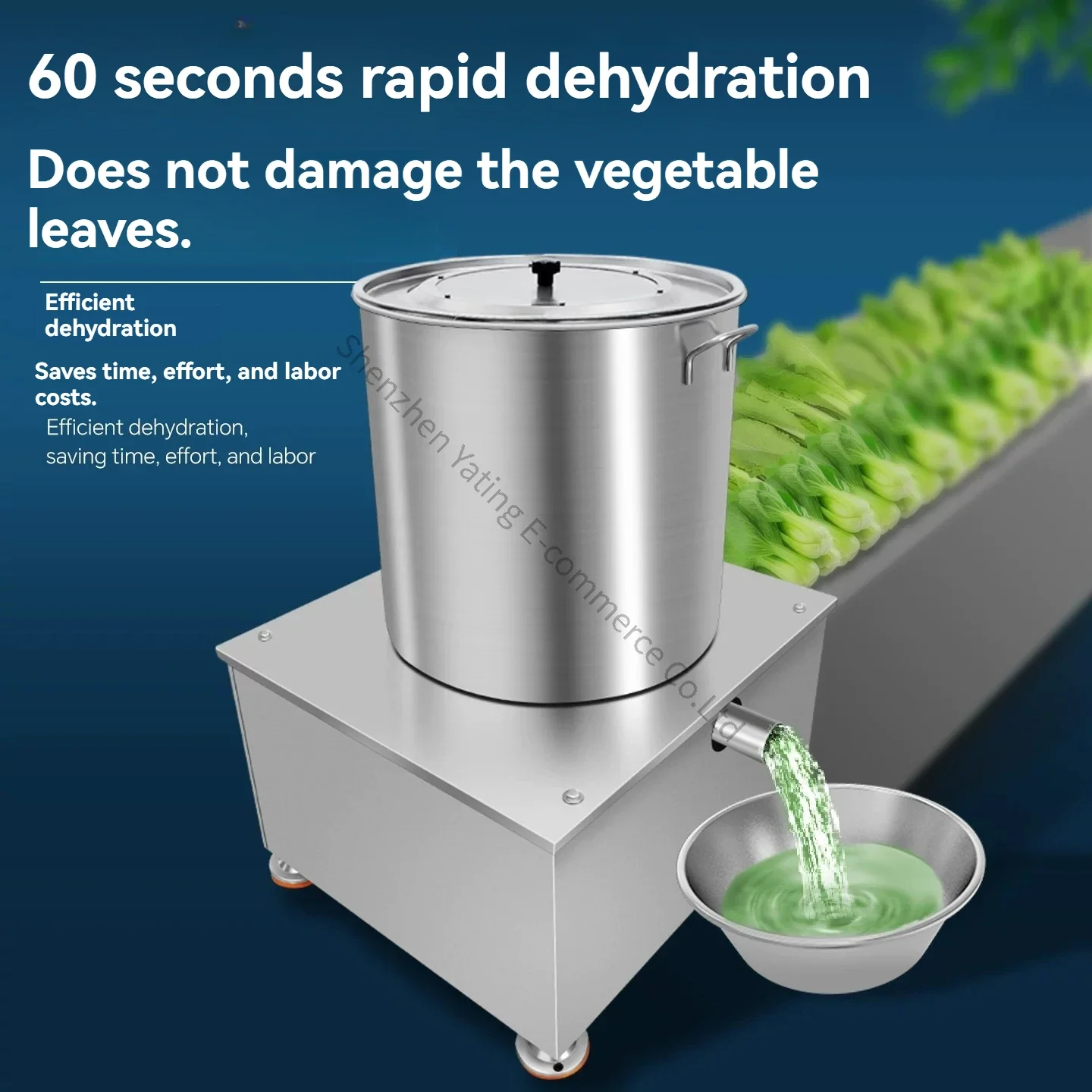 220v Vegetable Dehydrator Commercial Vegetable Dumper Stuffing Dryer Electric Drying Bucket Stuffing Dehydrator Food Deoiling