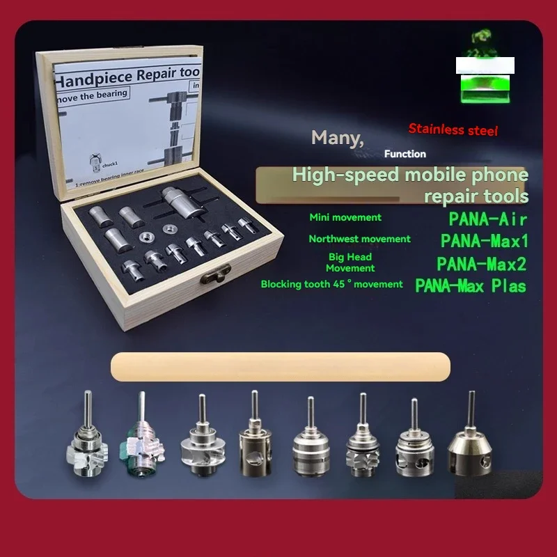 New High-speed mobile phone multi-functional stainless steel repair tool kit,including tools,movement replacement parts,and bear