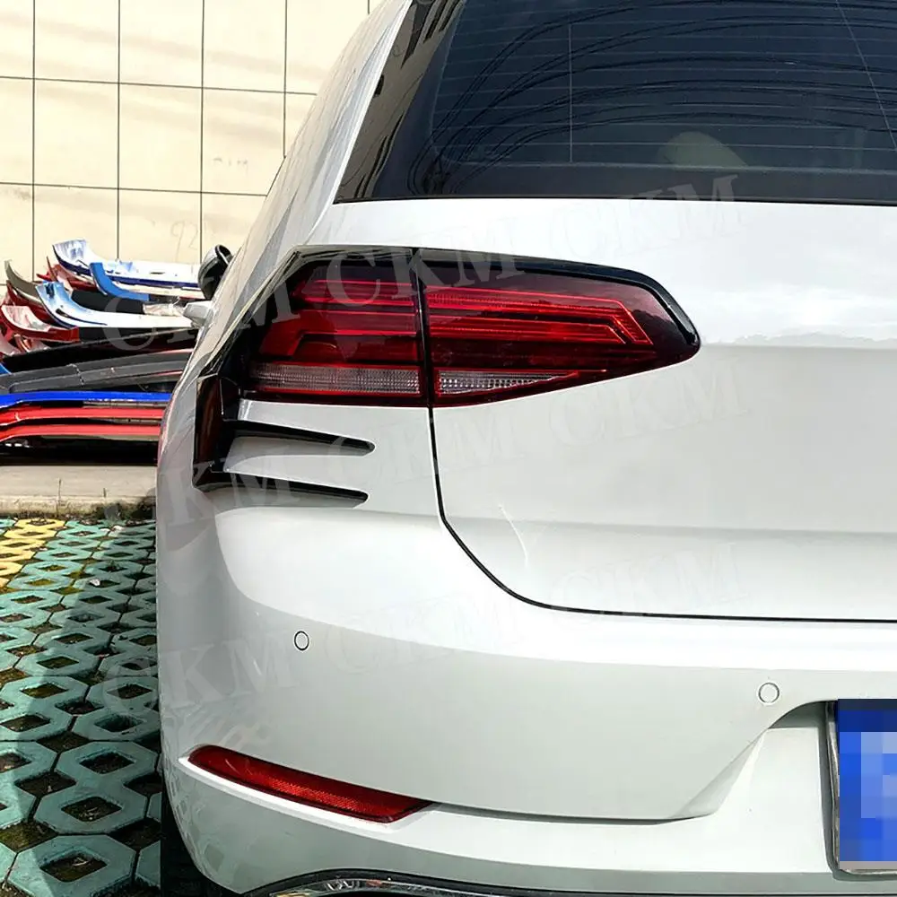 

Накладка на задний фонарь автомобиля, рамка, полоса, канарды, спойлер для Volkswagen VW Golf 7 GTI Mk7 2012-2015 для Golf 7,5 MK7.5 2016-2019
