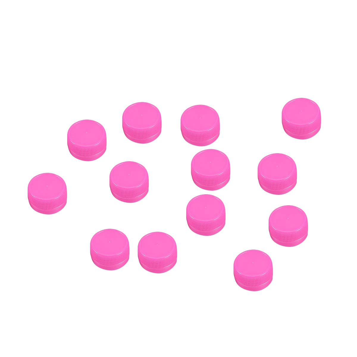 

100Pcs Colorful Plastic Bottle Covers DIY Caps for Kids Handcrafts Classroom Decorations Art Education Supplies Non Toxic Odor