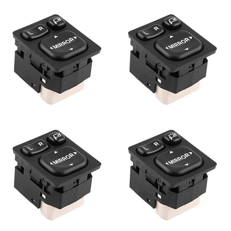 

Комплект из 4 переключателей управления складными зеркалами, черные, для автомобилей Toyota Rav4, Camry, Lexus, артикул 84872-52040-AT30