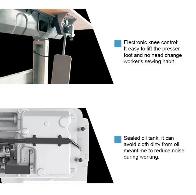 Original brand new！Ro·sew R8·S: New Type !!Computerized Single Needle Lockstitch Sewing Machine with auto functions