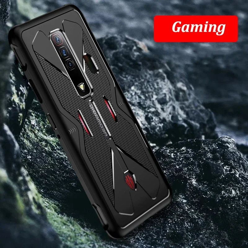 for Nubia Red Magic 9 8S 8 7S 7 Pro 6R Case Soft Silicon Shockproof Gaming Cover RedMagic Heat Dissipation Full Protect Fundas