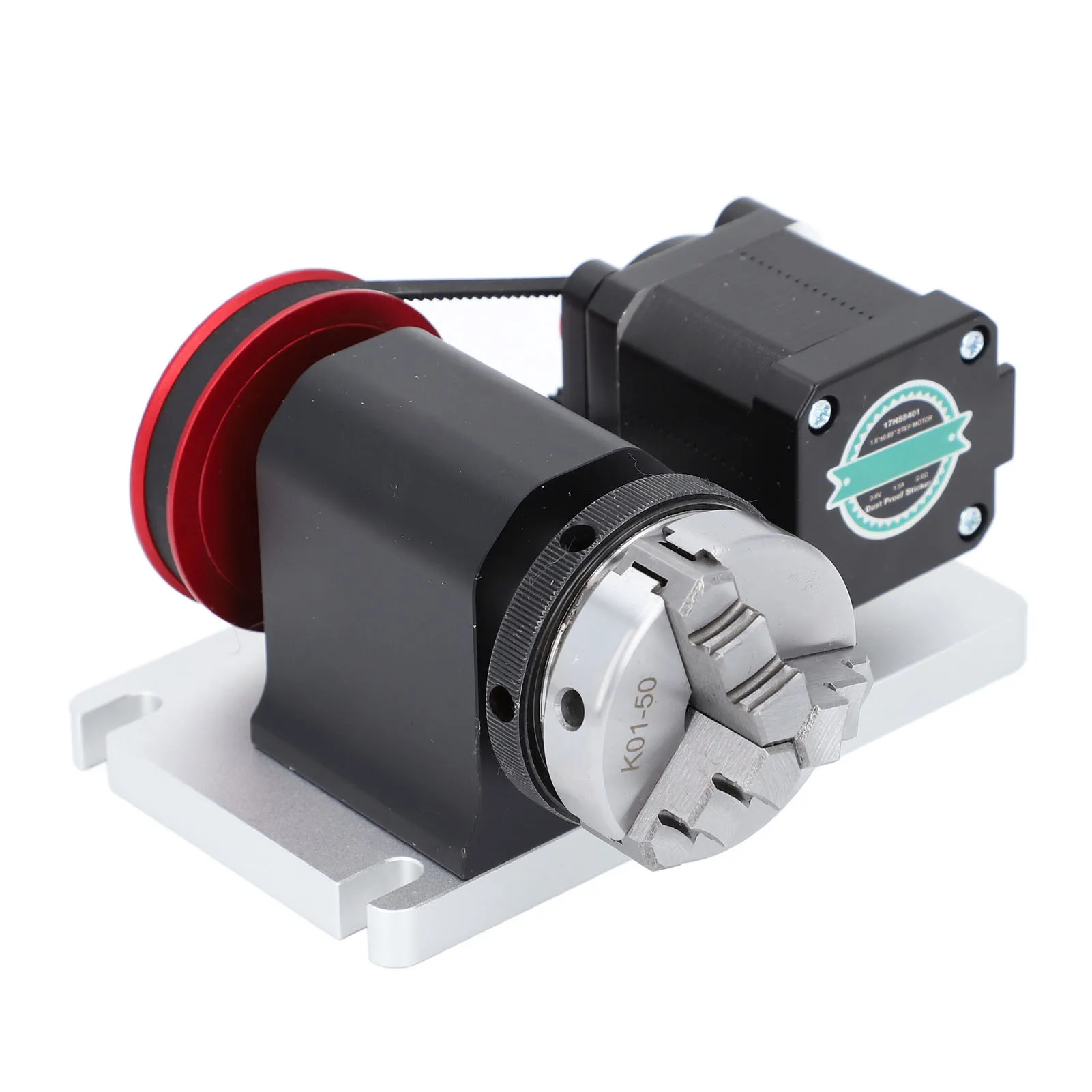 CNC Rotating Module CNC Rotary Module Kit High Strength 4-60mm Diameter Chuck Alloy Steel Aluminum Alloy for Engraving Machine