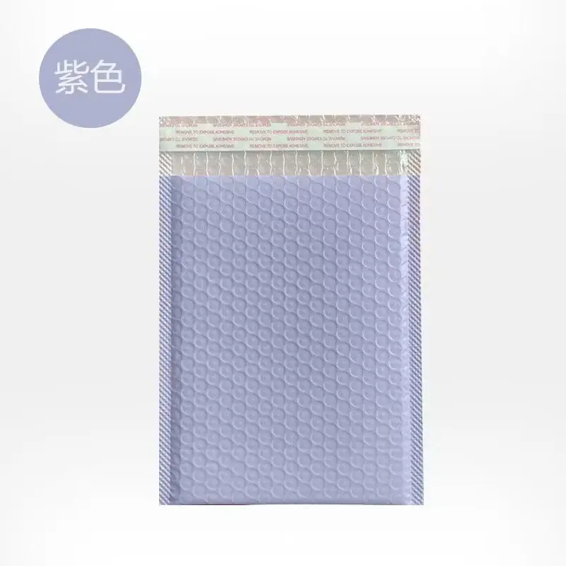 20 piece bubble mailbox purple bubble mailbox self sealing liner envelope gift bag black/green packaging book envelope bag