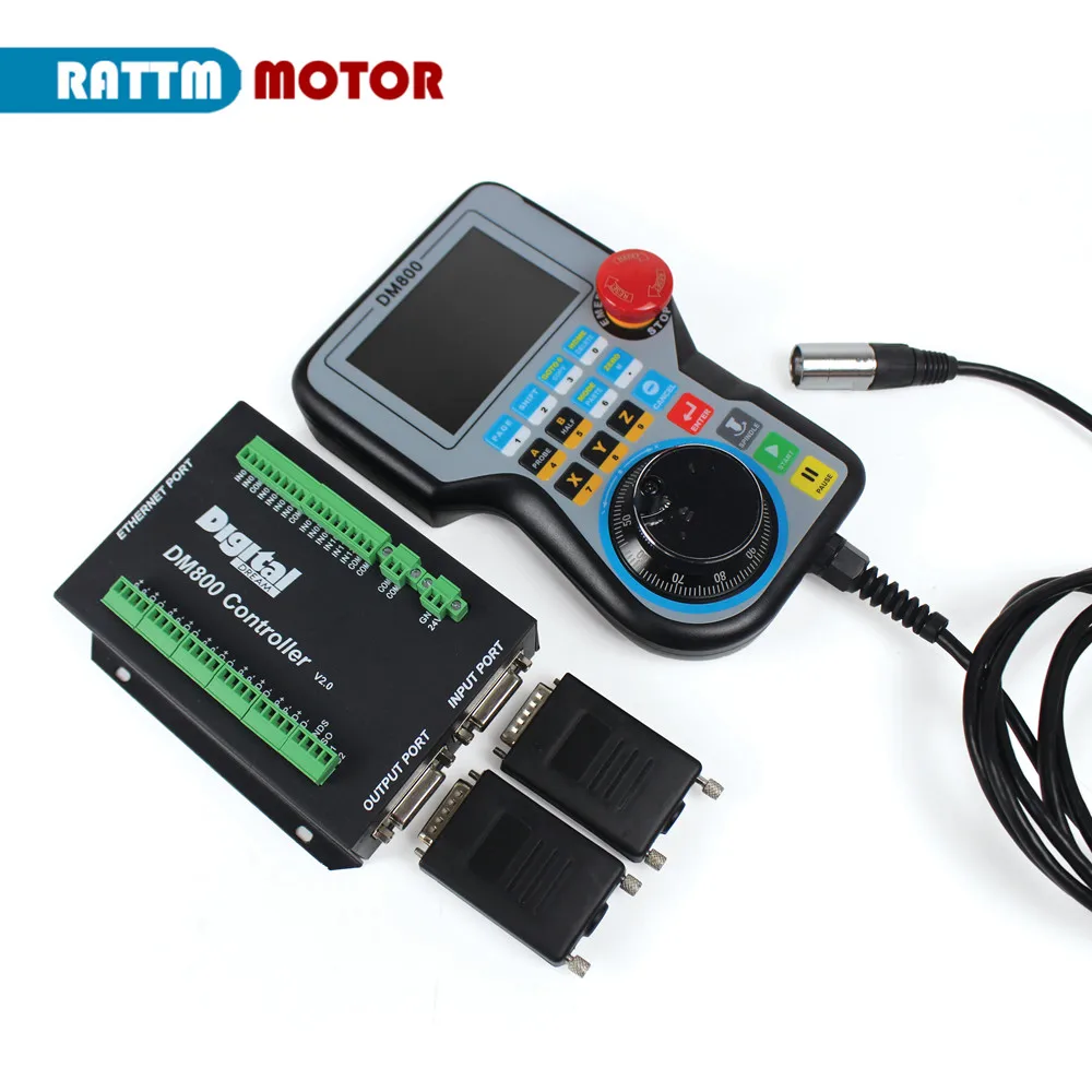 off line motion controller driver volante e stop suporte de controle de mao g code cnc eixos eixos eixos 24v dc dm800 01