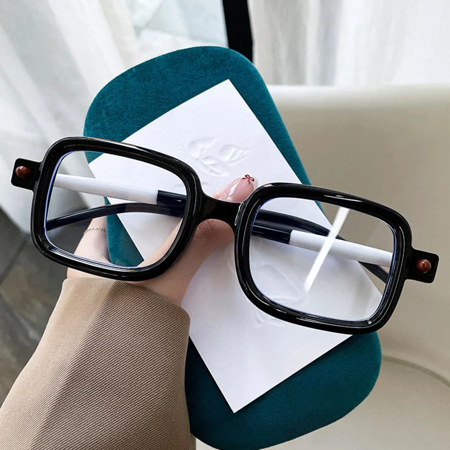 New Fashion Square Reading Glasses Retro Presbyopia Hyperopia Eyeglasses Women Man Trendy Eyewear +1.0 +1.5 +2.0 +3.0 +3.5 +4.0