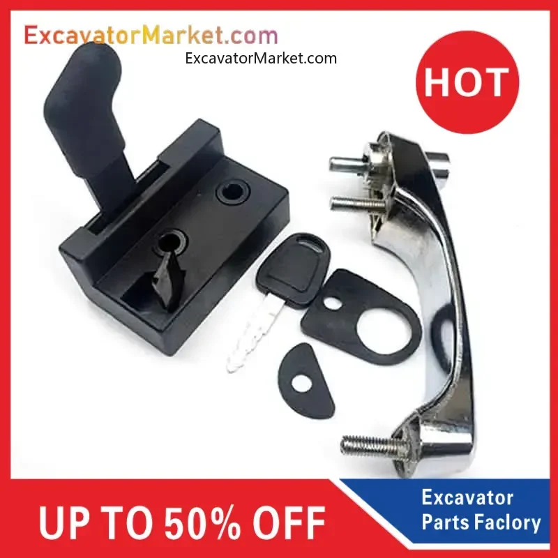 

Excavator Parts Excavator cab interior and exterior handle lock for Daewoo Doosan DX55 60 79C