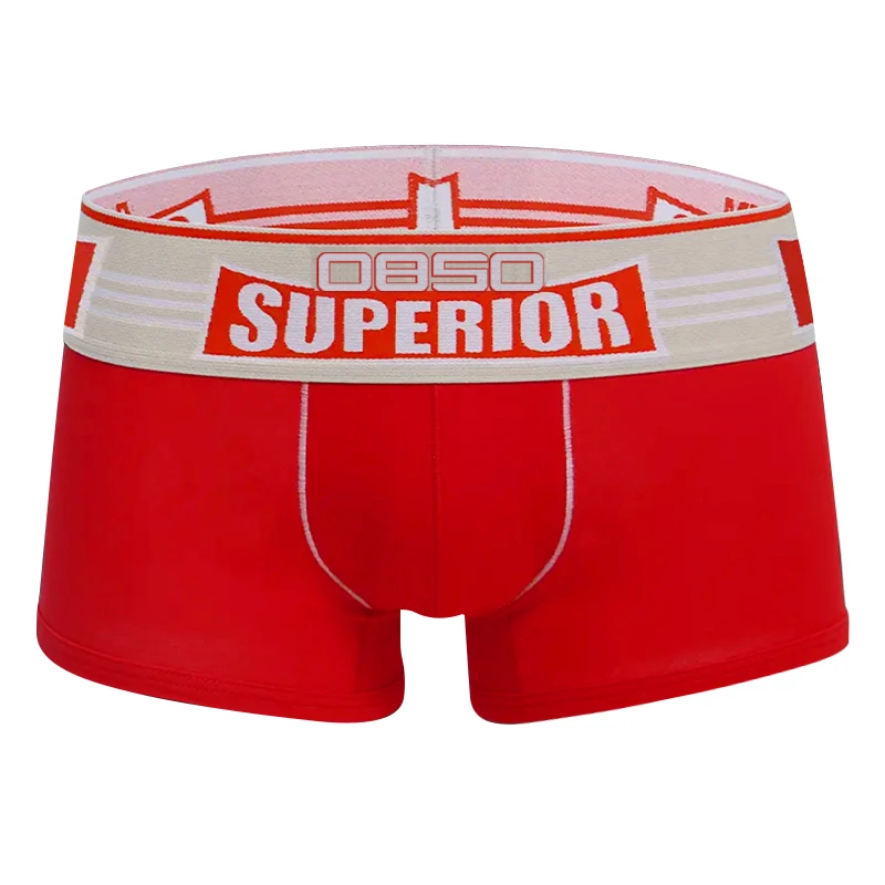 

Men's Breathable Cotton Boxer Briefs '0850 Superior' Waistband Print Daily Wear Underwear Comfortable Lightweight Briefs