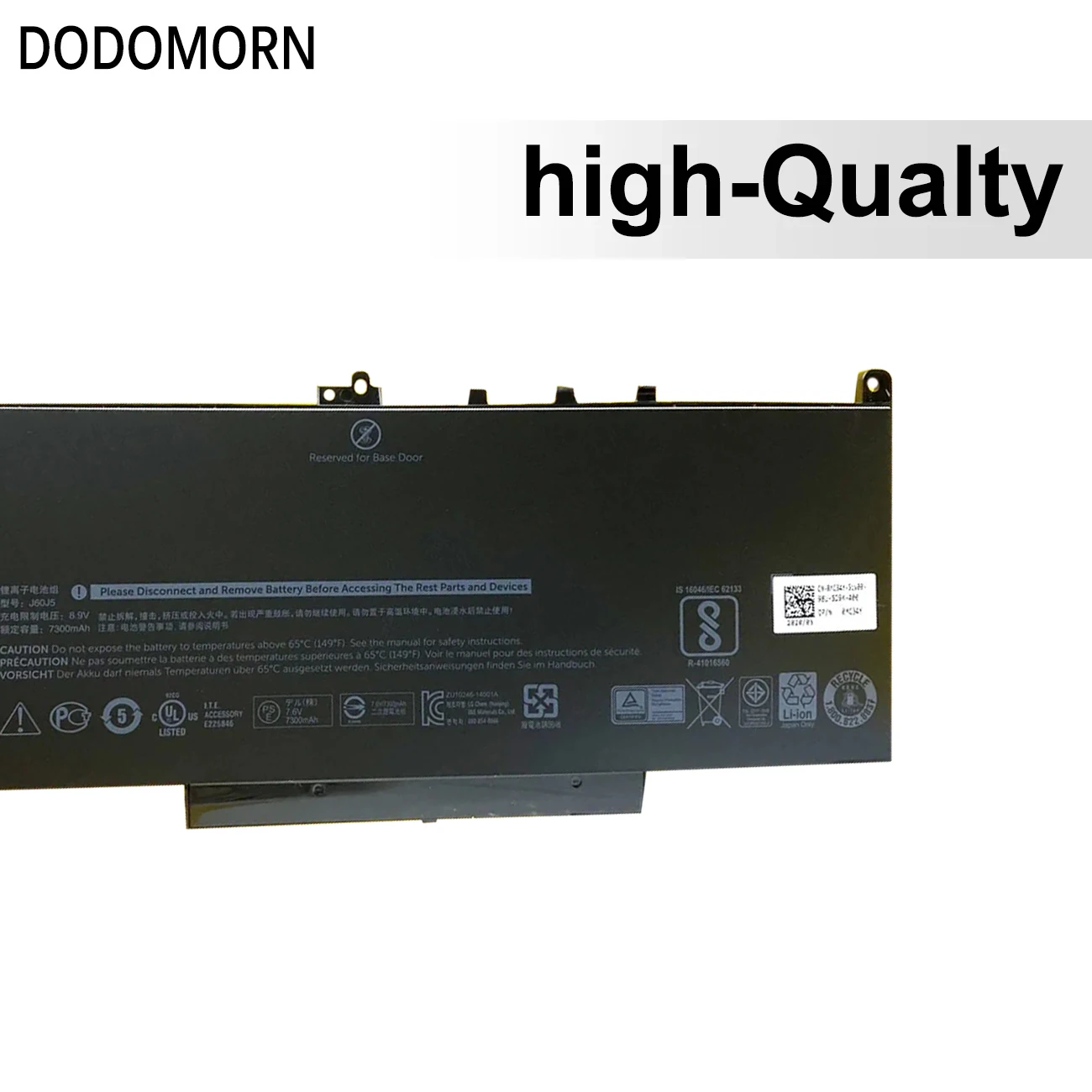 Imagem -05 - Dodomorn J60j5 Bateria do Portátil para Dell Latitude E7270 E7470 Series 1w2y2 0mc34y Mc34y R1v85 242wd Gg4fm Wywj2 451-bbsx 55wh 7.6v