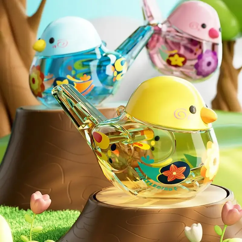 Sifflet d'eau pour enfants, jouet Variable, simulation du son d'oiseau, peut ajouter un sifflet d'eau, formation à la prononciation, jeu de jouets pour enfants