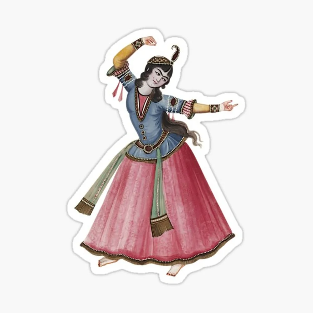 Persian girl - Iran Sticker for Laptop Decor Bedroom Car Cute Cartoon Art Fashionable Public Suitcase