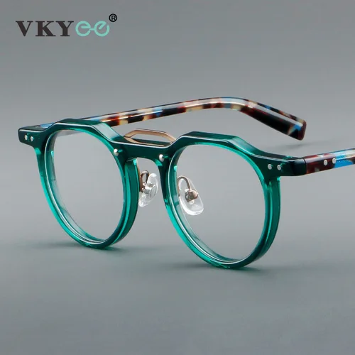 VICKY Retro nueva moda diseño personalizado gafas de protección contra luz azul para hombres y mujeres se pueden personalizar con prescripción 5805