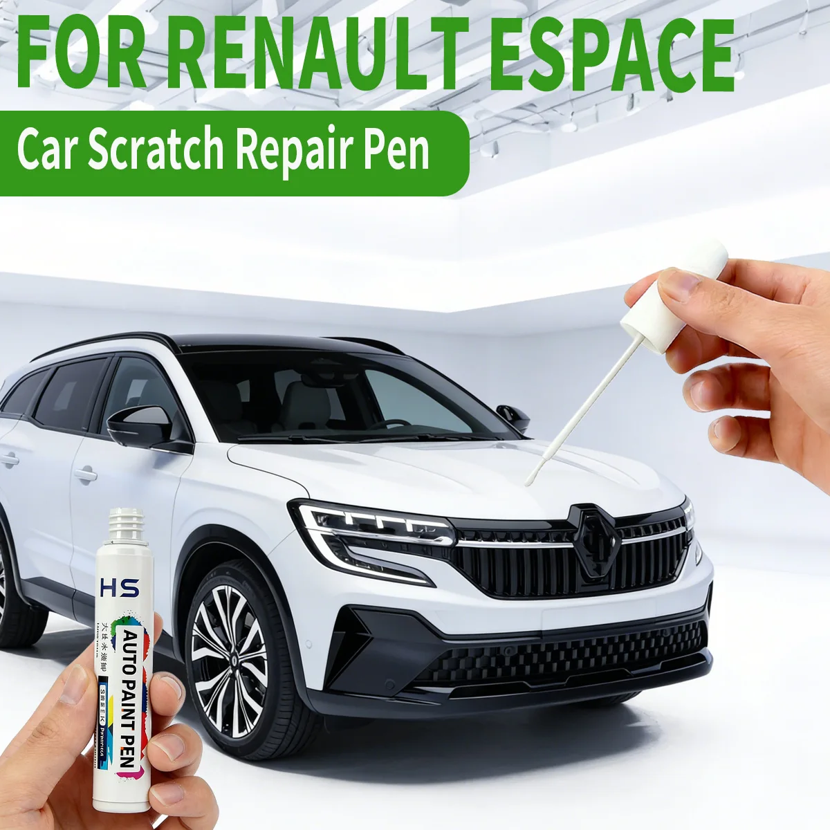 For 2002-2025 Renault Espace Scratch Removal and Paint Repair Pen Pearl White QXA Star Black GNE Marron Glace Gray D17