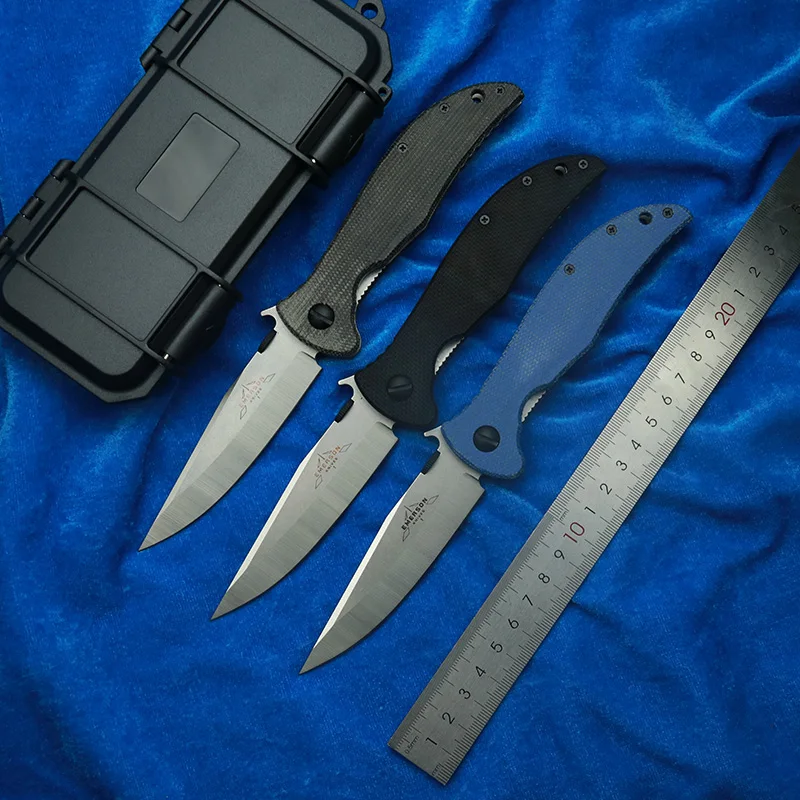 LEMIFSHE إيمرسون شهم جيم 14c28 بليد G10 الصلب مقبض النحاس طوقا التخييم الصيد الصيد EDC أداة سكين للفرد #1