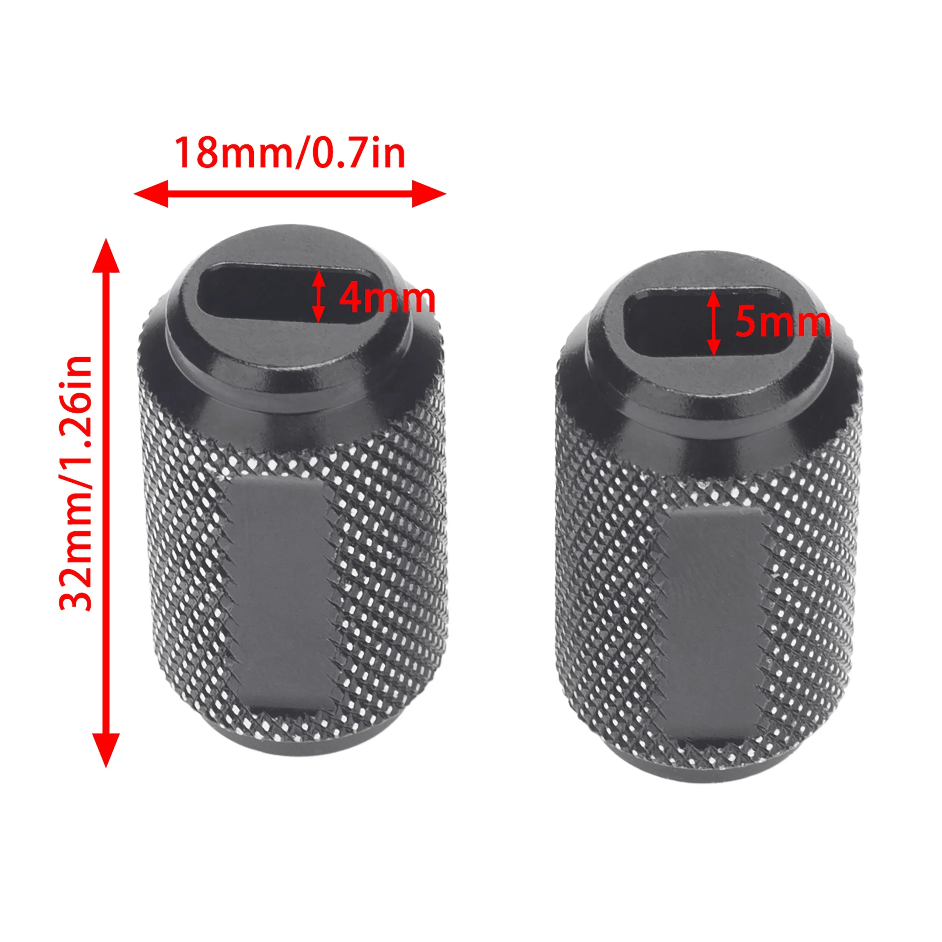 Metall-Kugelgelenkschlüssel-Werkzeuge CNC RC Kugelkopf-Montage-Entferner 4 mm 5 mm 181110   für Hudy Fernbedienung RC Auto Hubschrauber