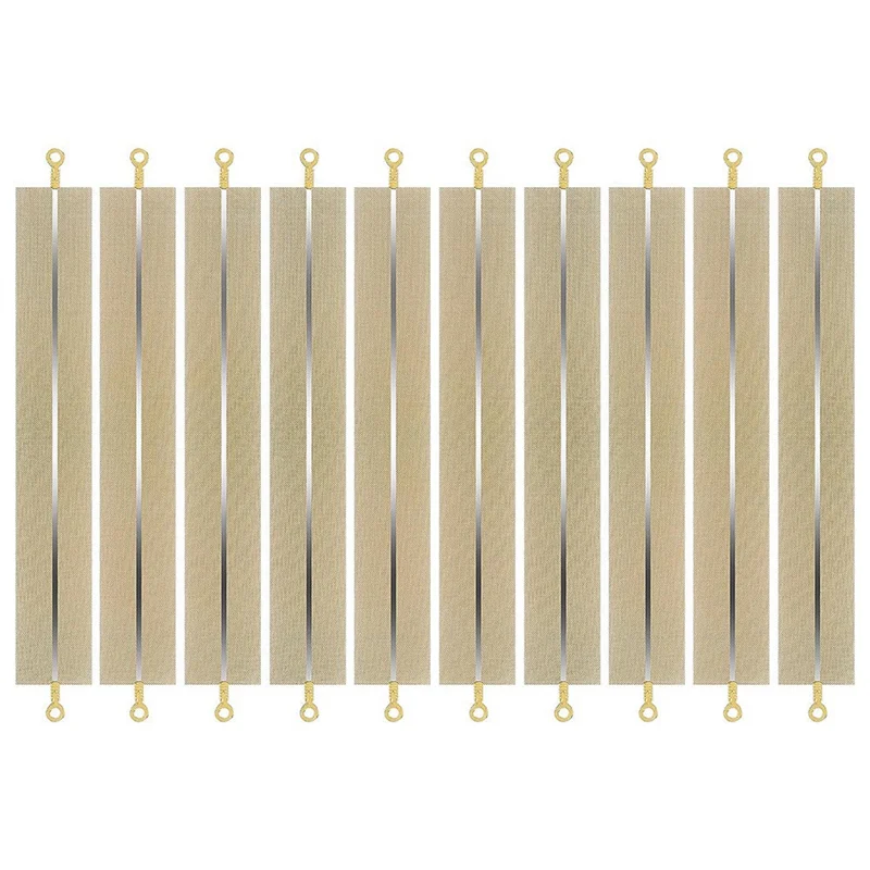 RISE 10 ชิ้น Impulse Sealer เปลี่ยนชิ้นส่วน 8 นิ้วความร้อนซีลแถบเปลี่ยนองค์ประกอบ Grip Impulse Sealer องค์ประกอบความร้อน