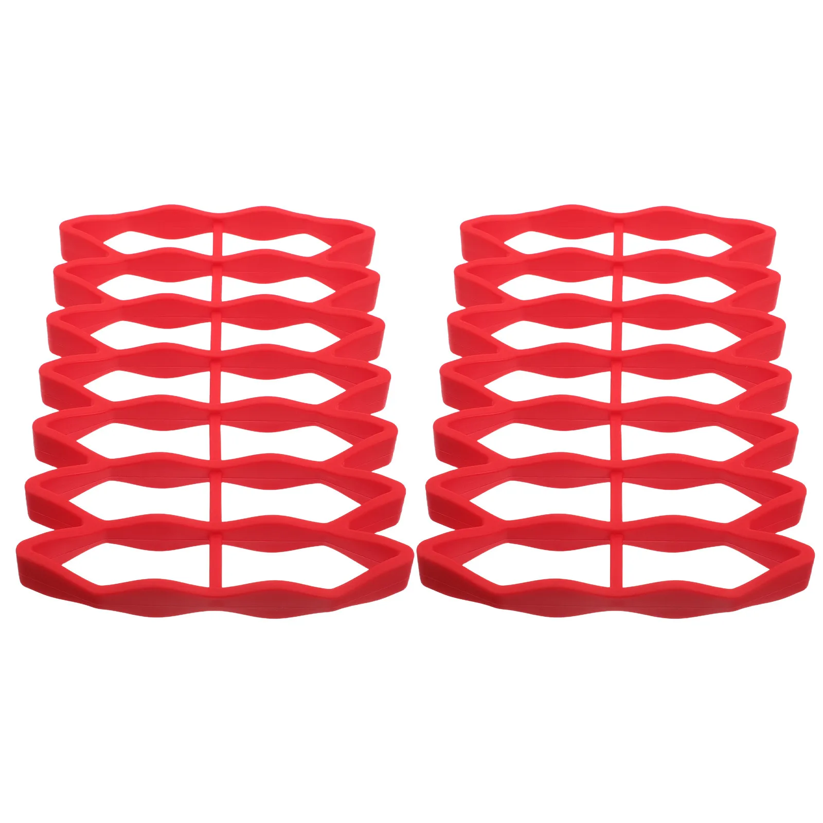 2Pcs Mailbox Grate Liner Waterproof Silicone Insert Tray Rain Protector Moisture Barrier Fits Square Brick Apartment Mailboxes