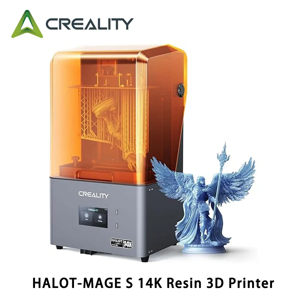 

Creality HALOT-MAGE S 14K Смола 3D-принтер с 10,1-дюймовым HD-дисплеем MSLA Mono 150 мм/ч Скорость печати УФ-принтер для фотоотверждения смолы