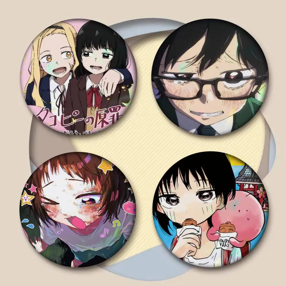 Anime Takopi’s Original Sin    Anime Brooches Cute Cartoon Badge Jacket Jeans Lapel Pin Gift Accessorie
