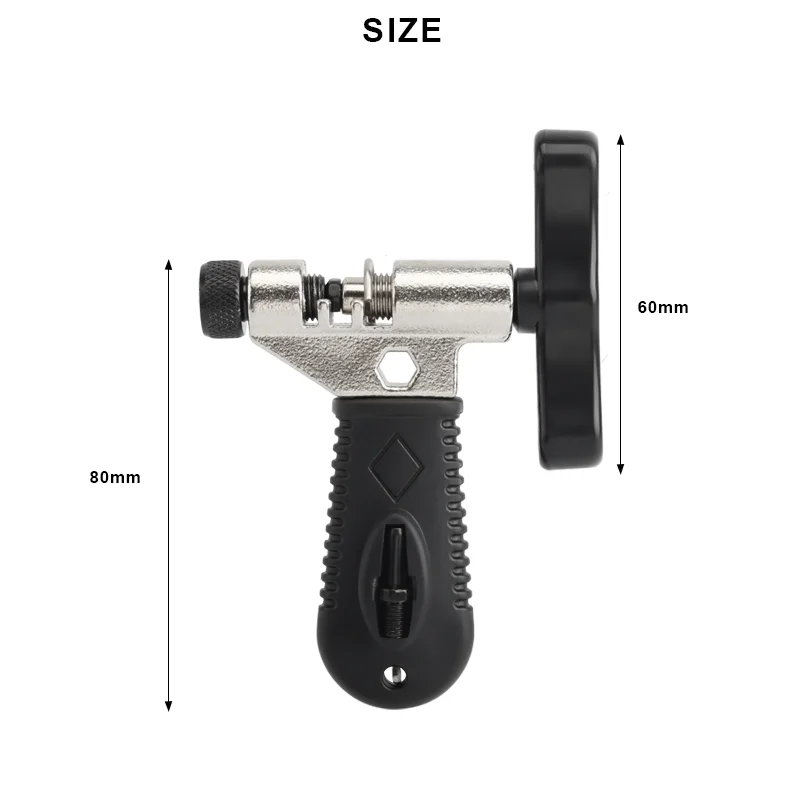 سلسلة دراجات قواطع الفاصل القاطع دراجة اليد إصلاح أداة خدمة إزالة رابط النازع مزيل ث/ساعة هوك ودبوس قواطع الغيار #6