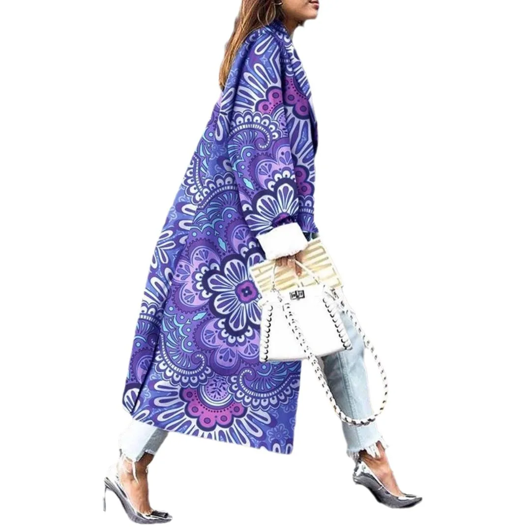 Manteau ample à la cheville pour femme, veste à la mode, tempérament élégant, Slim et fin, nouvelle collection automne et hiver 2025