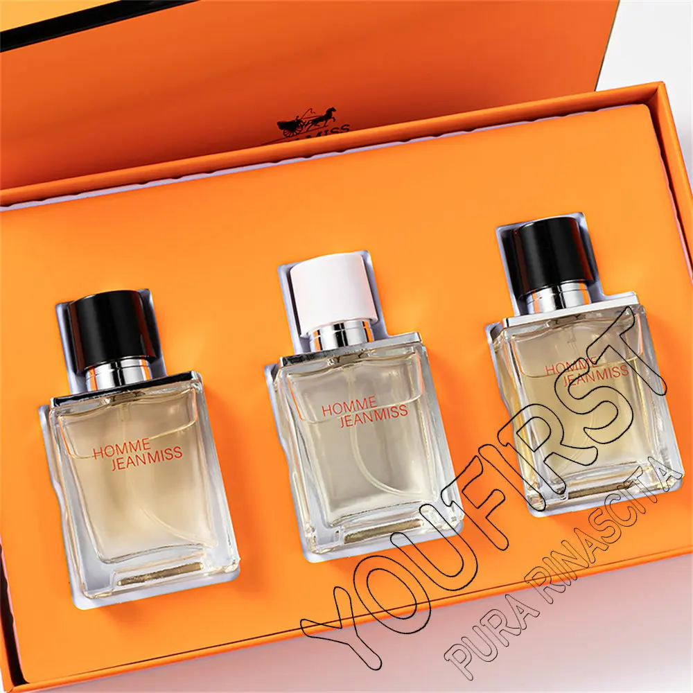 Luxury Brand Men Perfume Gift Box 3pcs Set 90ml Lasting Woody Scent Perfumes Hombres Originales Cologne Fragrance Parfums Homme