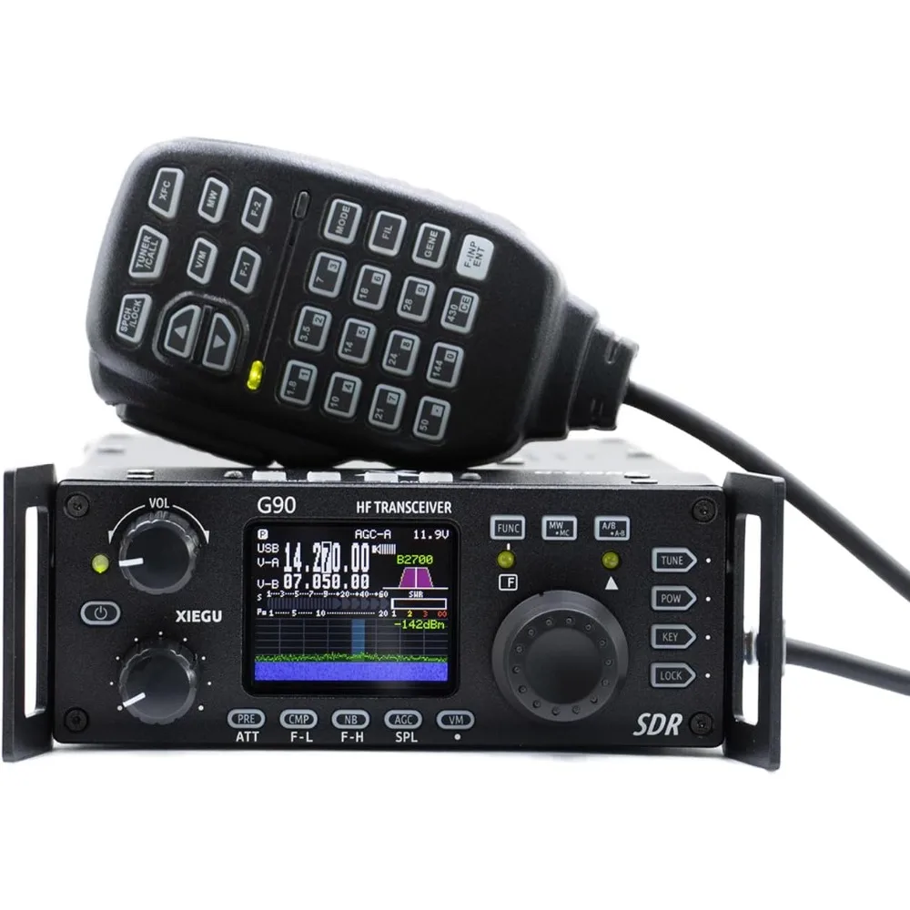 G90 HF Radio SDR Transceiver SSB CW AM with Built in Auto Antenna Tuner
