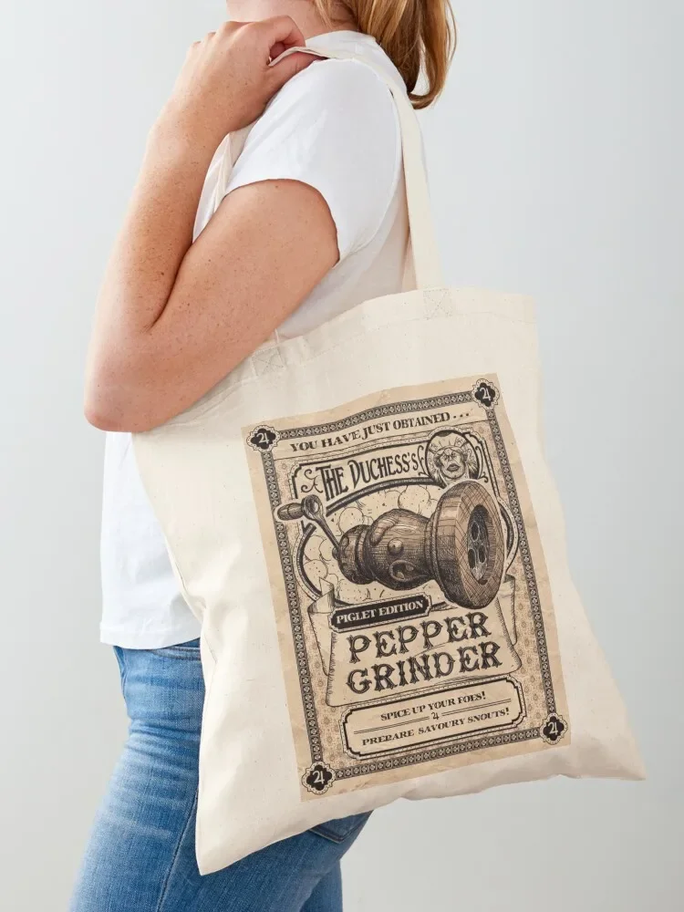 Alice Madness Returns's Pepper Grinder Tote Bag cloth bag woman Candy bags reusable shopping bags