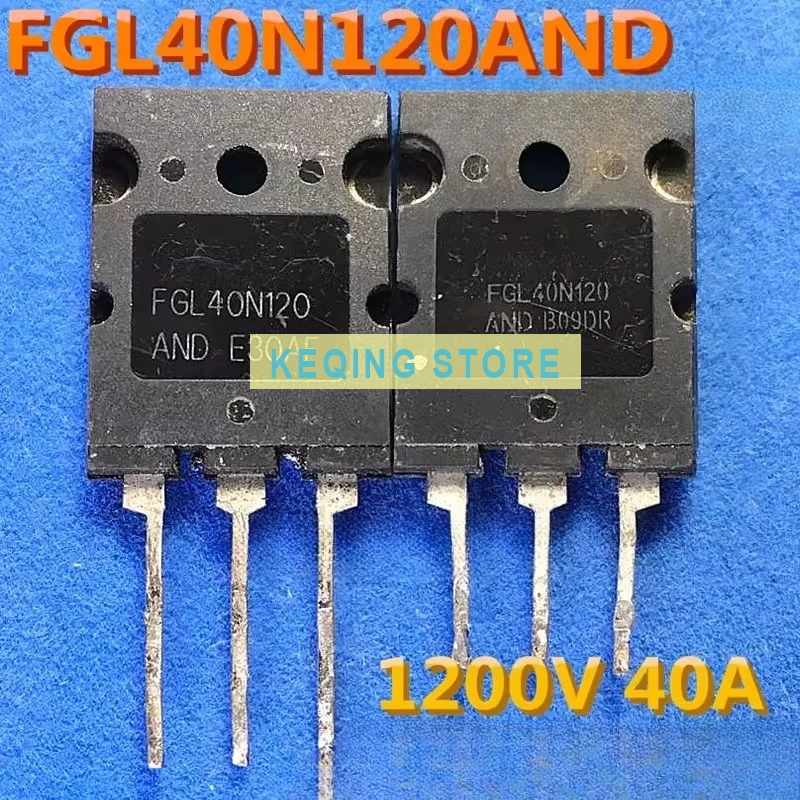 10PCS Used+Not NEW+Send after Measure Original word imported fairy child dismantling machine high power FGL40N120AND 40A/1200V