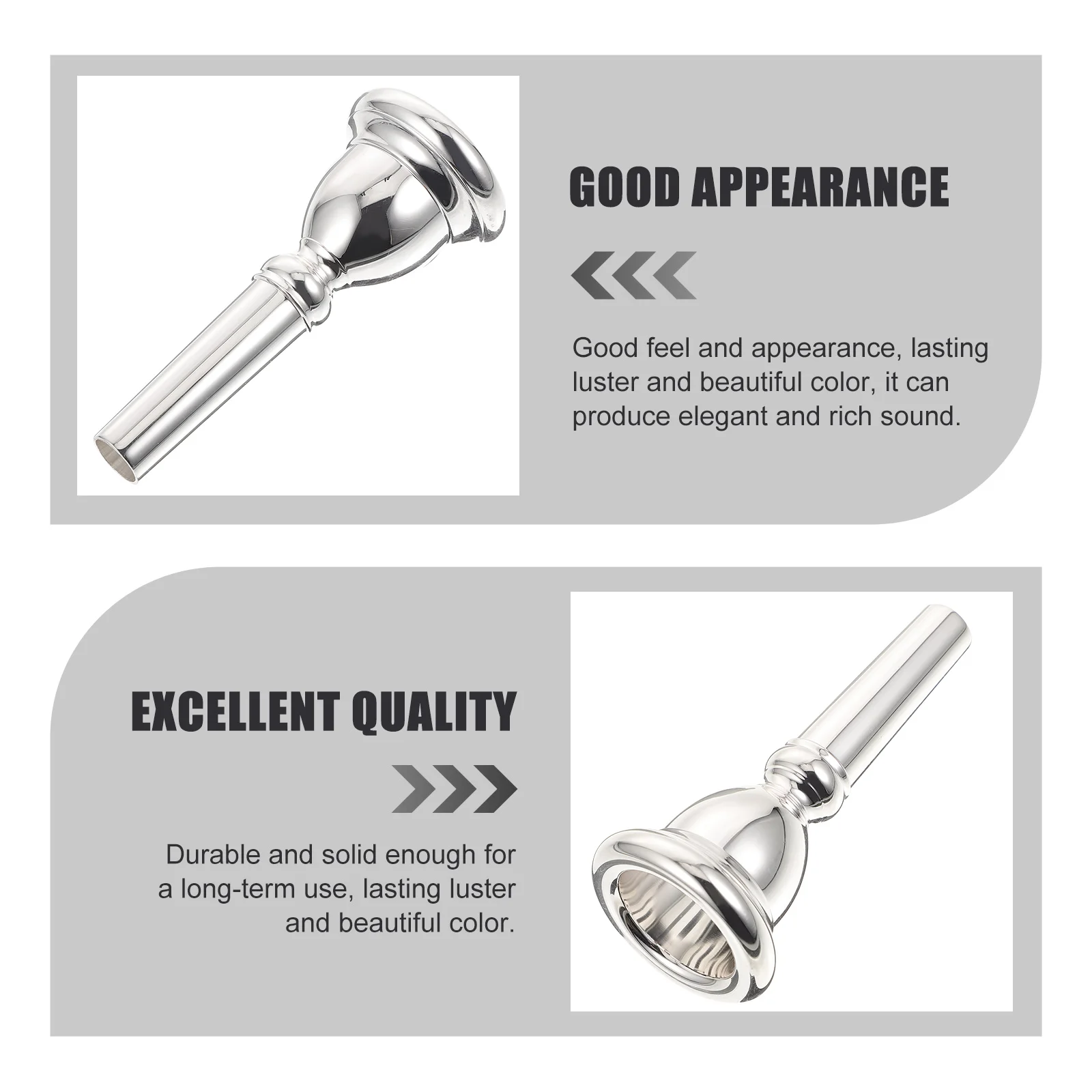 

High-Quality Copper Mouth Replacement Durable Professional Accessory For Students Beginners Long Service Life Elegant Sound