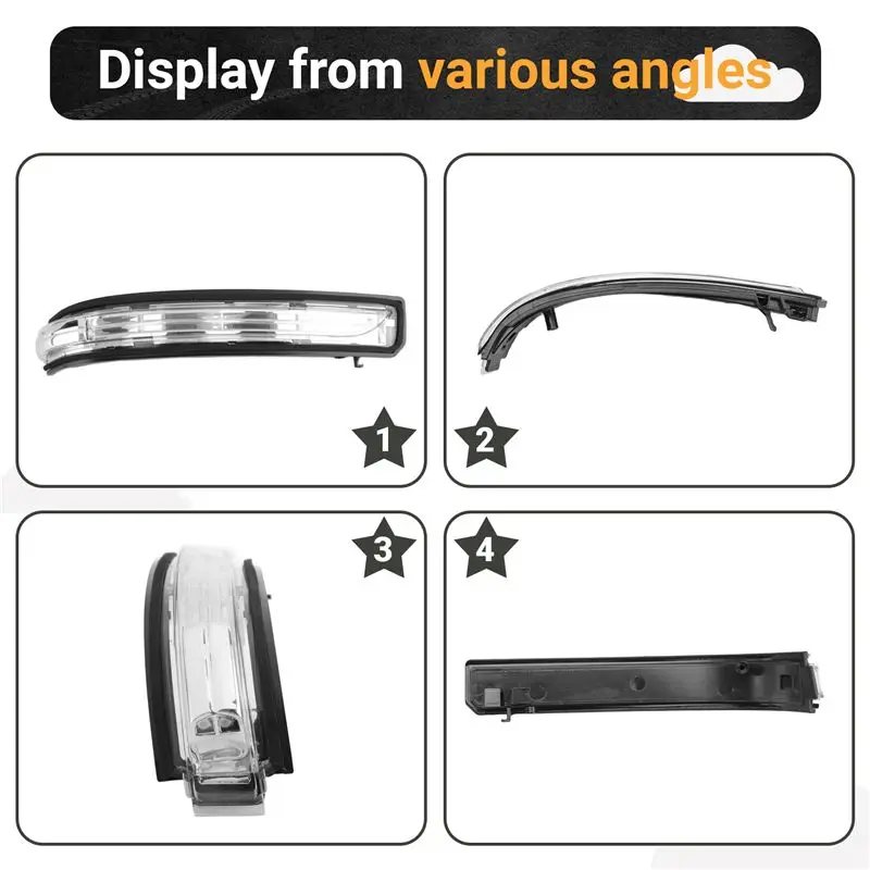 Hot t Side LED Rearview Mirror Light A1698201221 for Mercedes Benz A B-Class W169 W245 07-11 Turn Signal