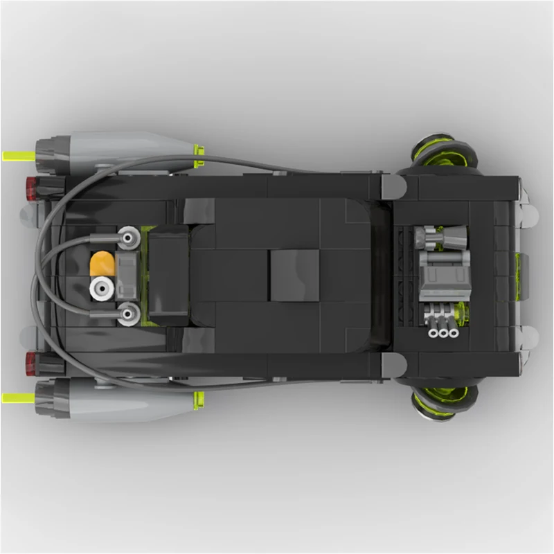 City Car Speed Champion Model MOC Building Bricks Air Hover Car Modular Technology Gifts Holiday Assemble Children Toys Suit