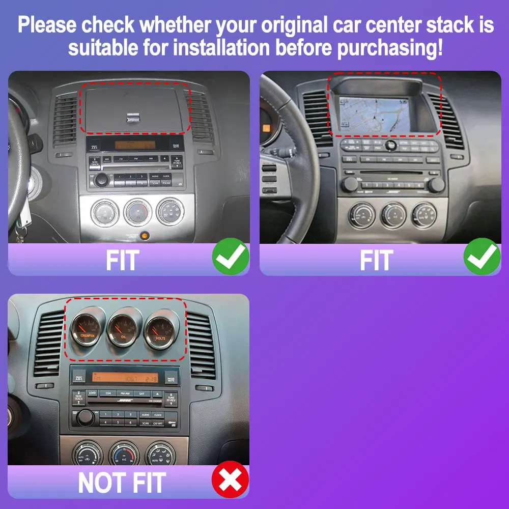Android 14 Car Radio For Nissan Altima 2005 2006 Stereo Multimedia Video Player Navi GPS CarPlay Autoradio Auto All-in-one HU 5G