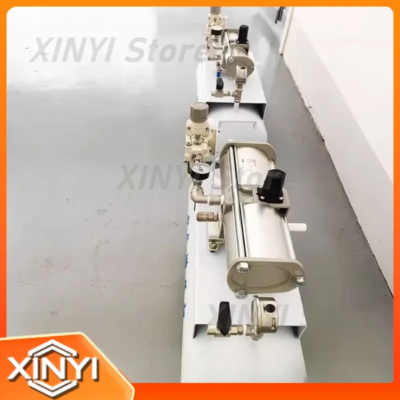 Compression Booster Pump 2X Valve Air Pressure for Air Compressor for Pneumatic Tools for Tire Inflation for Workshop