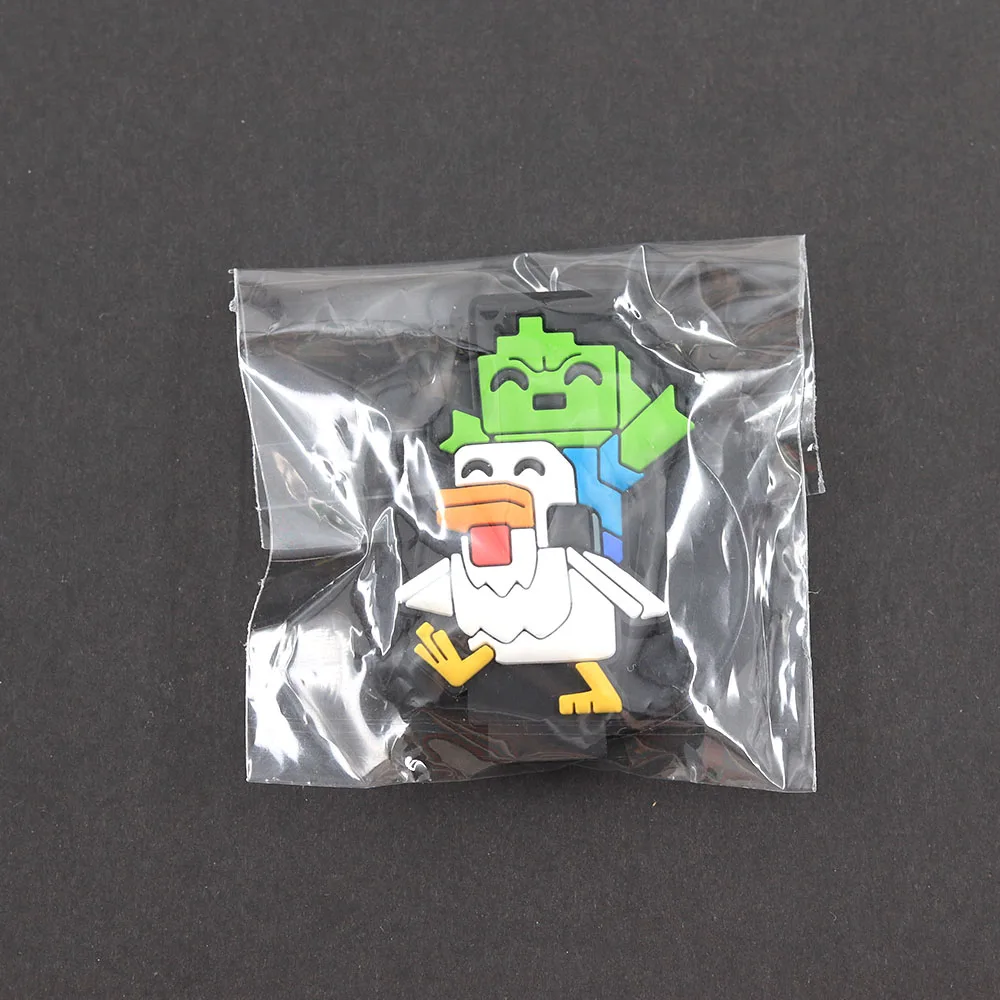 Niedlicher Baby-Zombie-Hühner-Jockey-Pixel-Silikon-Standee, inspiriert von Sandbox-Spielen, Dekoartikel, Videospiel-Zubehör, lustiges Gamer-Geschenk – Detail 12