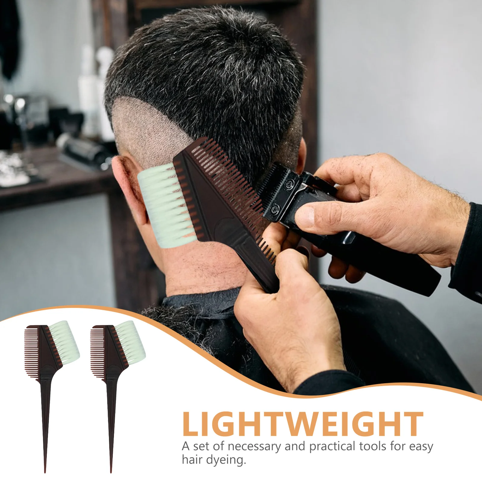 5Pcs Hair Dye Comb Kit Plastic Durable Professional Salon Home Use Hair Coloring Bowl Brush Easy Carry Convenient - Image 6