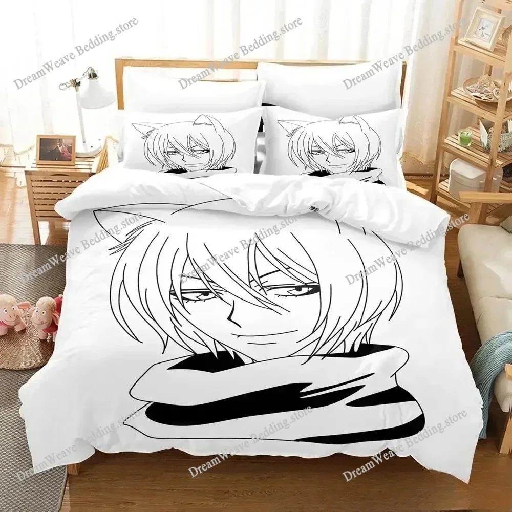 Home Textile Cartoons Kamisama Kiss Tomoe Cover Duvet Cover Pillow Case Boy Girl Polyester Bedding Set King Queen Twin Size96396
