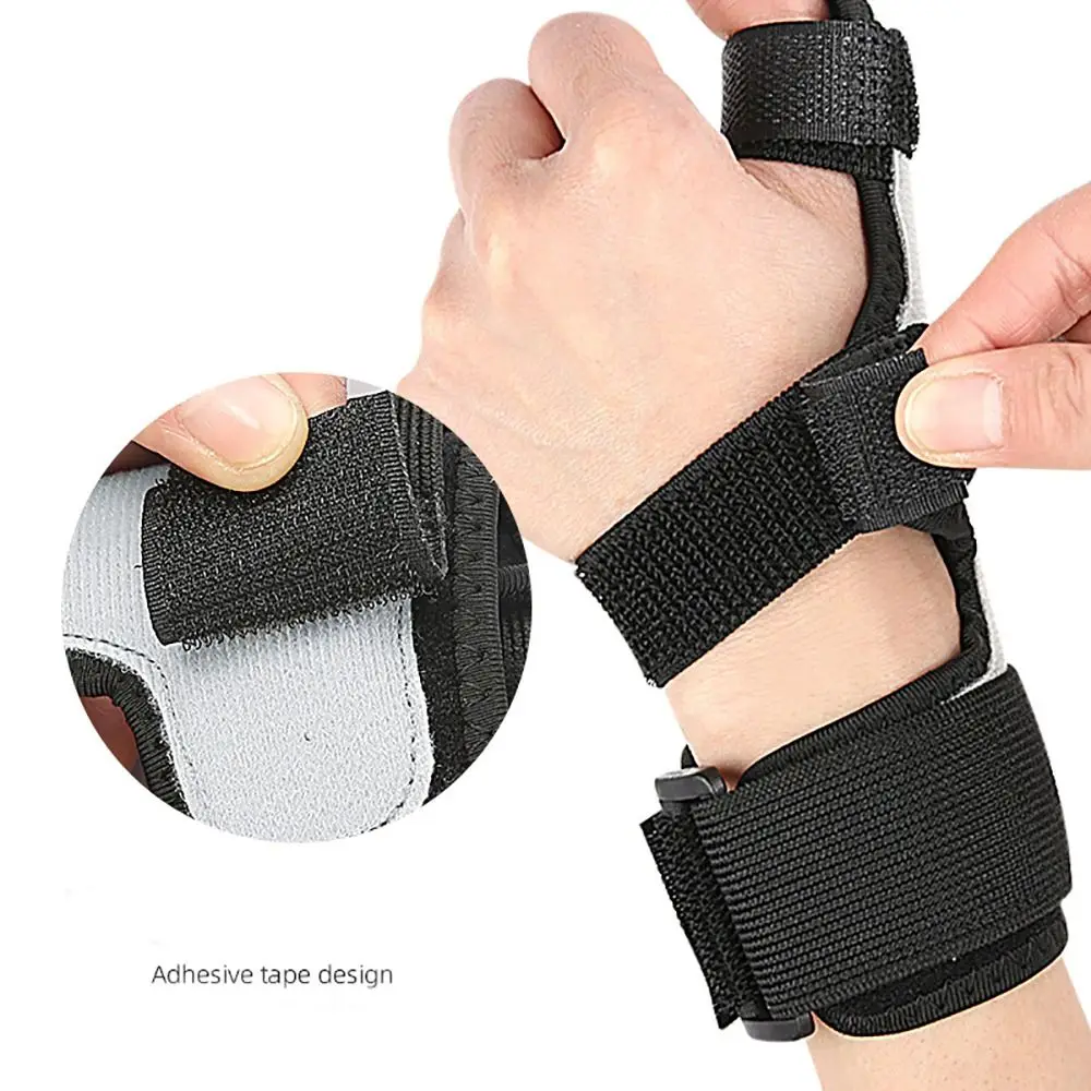 Accessories Adjustable Finger Extension Splint Aluminum Breathable Finger Splint Brace Compression Finger Support Strap