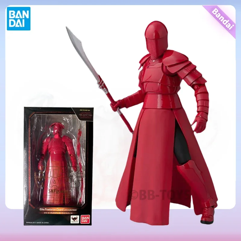 In Stock Bandai SHF Elite Praetorian Guard Action Figure Star Wars Anime Toys for Kids Gift Collectible Model Random Box BB