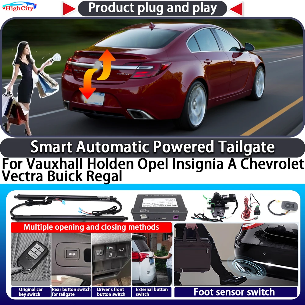 

For Vauxhall Holden Opel Insignia A Chevrolet Vectra Buick Regal Smart Automatic Powered Tailgate Key Close Kit Power Tailgate