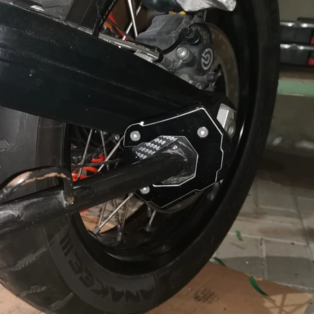 For BMW F800GS Adventure F800 GS ADV F 800 GS Motorcycle CNC Kickstand Foot Side Stand Extension Pad Support Plate Enlarge