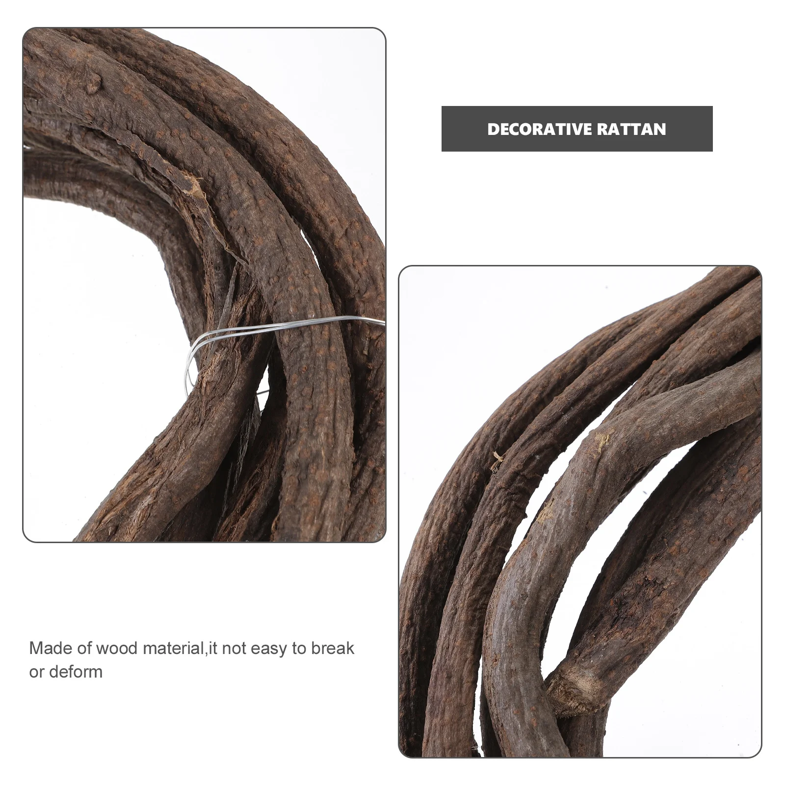 

1 Bundle Bendable Reptile Vine Fake Grapevine Diy Rattan Vine Branch For Wedding Craft Wreath Frame Material Wall Hanging Decor