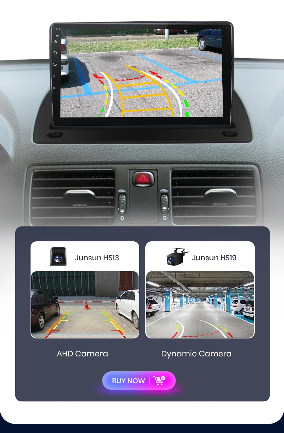 Junsun drahtloses Carplay Android Autoradio für volvo xc90 2012-2016 Auto intelligente Systeme rds bt dsp 2 din Autoradio – Detail 17