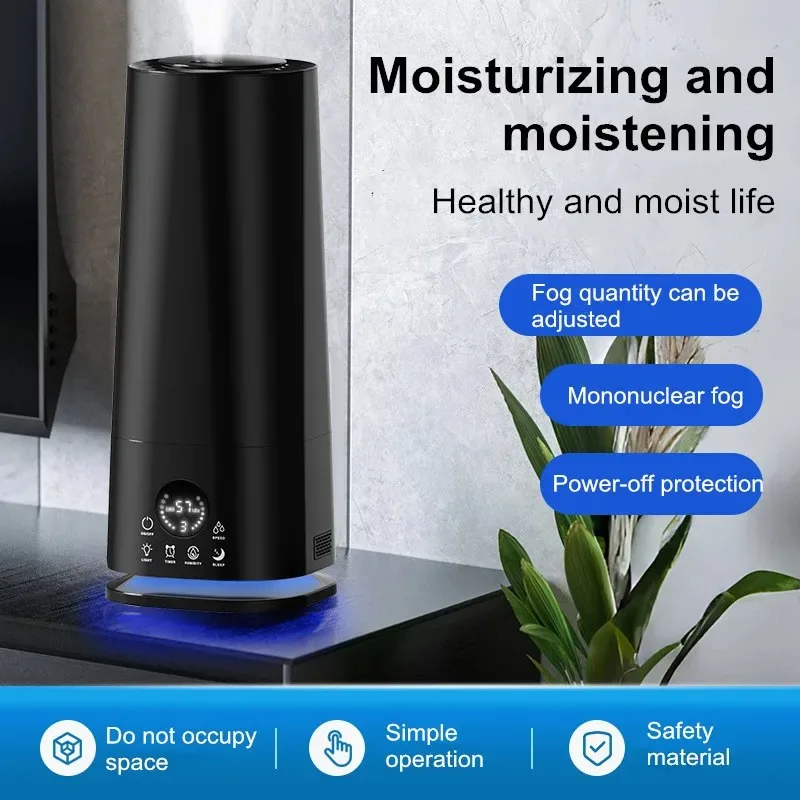 

【Best Choice】6.5L Large Capacity Humidifier – Ultrasonic Cool Mist for Home/Office,Quiet Operation, Anti-Static & Dry Air Relie