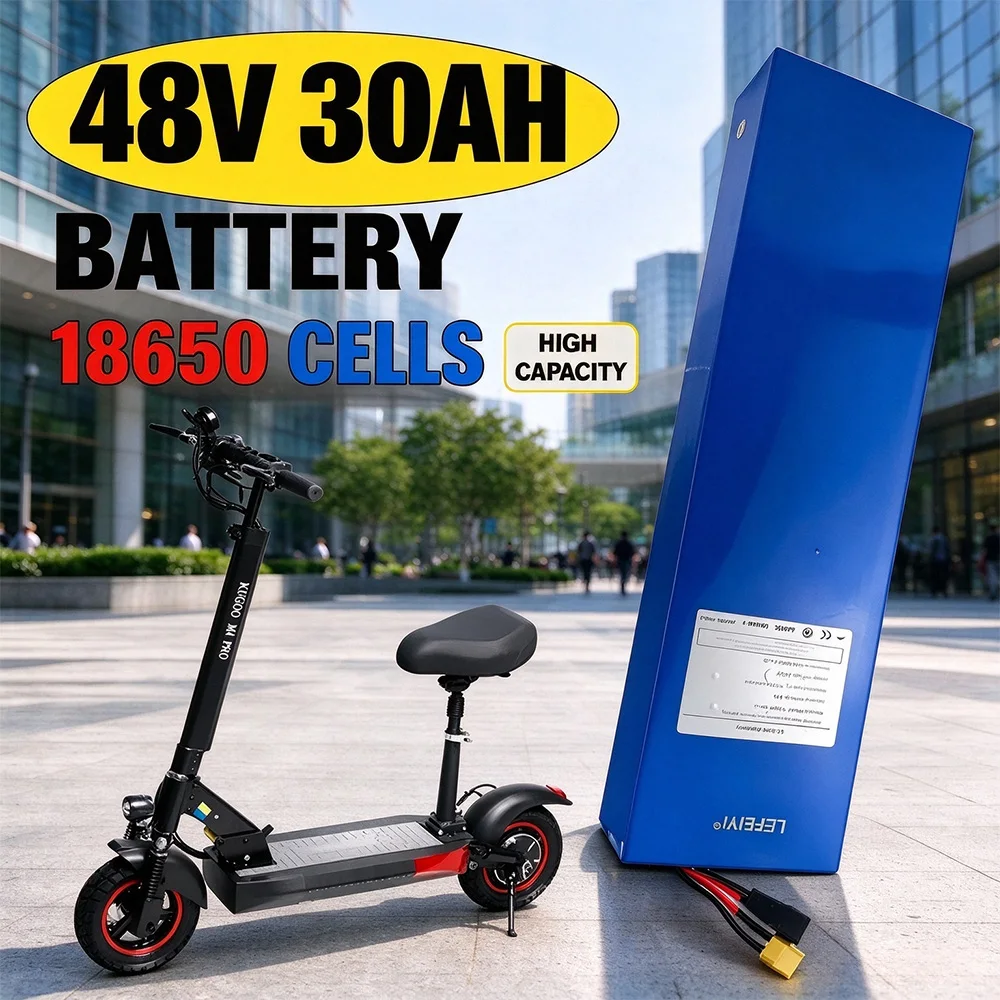 NEW Original 48V 30Ah18650 13S4P Li-ion Battery Pack for FIIDO D1/D2/D2S/D4S Folding Battery Bremer R3/R6 E3 Pro ‌Vespa Elettric
